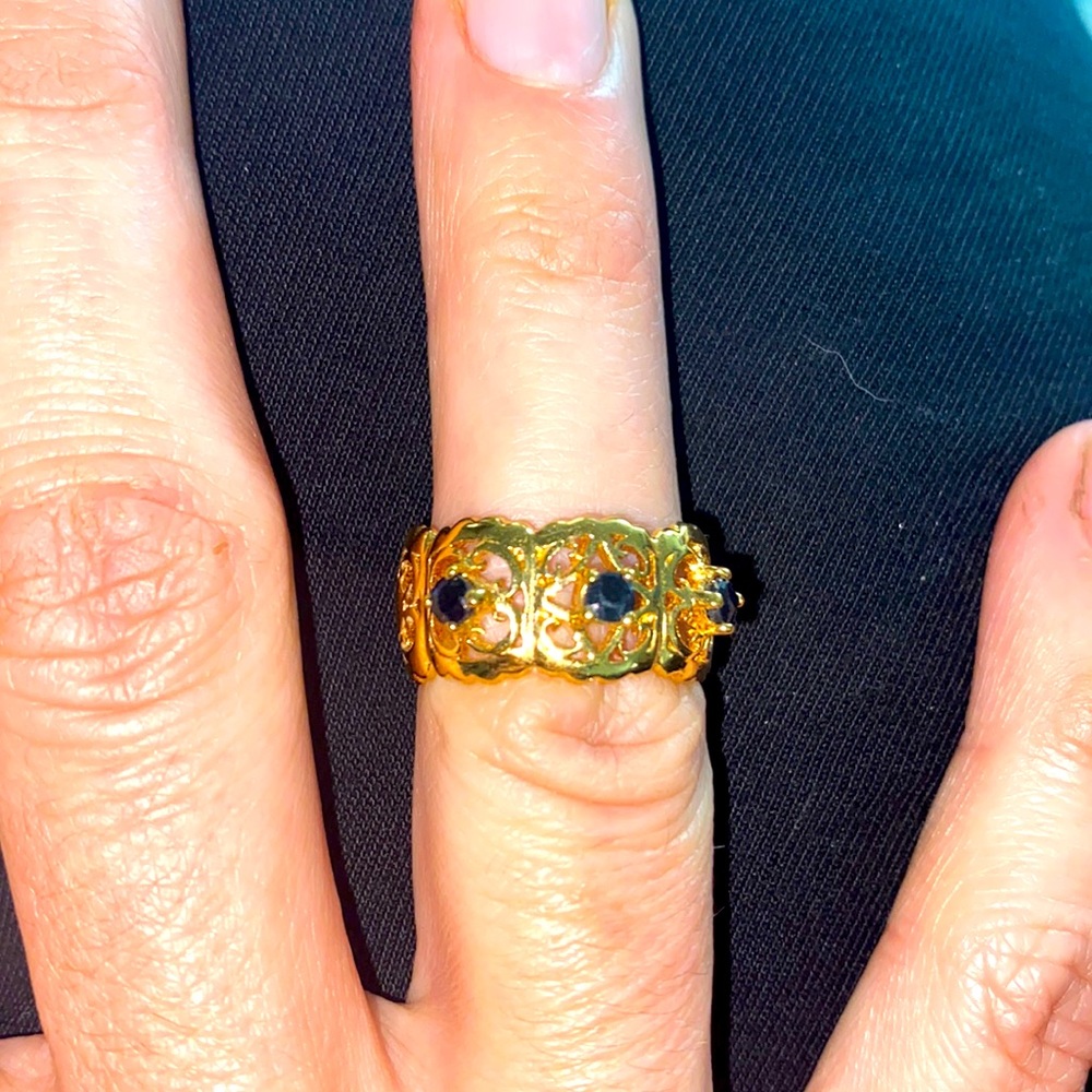 Gorgeous gold plated ring